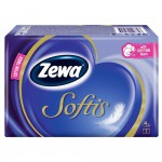 Платки носовые, Zewa (Зева) 10 шт Софтис