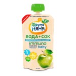Напиток сокосодержащий, Фрутоняня 130 мл 1 шт Иммуно бэби Вода и сок яблоко