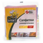 Салфетки, Beesmart (Бисмарт) р. 30х30см №3 универсальные нетканые