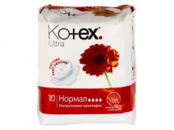 Прокладки женские, Kotex (Котекс) №10 ультра нормал плюс