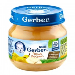 Пюре, Gerber (Гербер) 80 г груша Виллиам с 4 мес