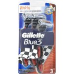 Станок одноразовый для бритья, Gillette (Жиллет) 3 шт блю 3 ред красные