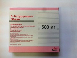 5-Фторурацил-Эбеве конц. д/р-ра д/инф. 50 мг/мл 10 мл 5 шт.
