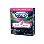 Презервативы, Durex (Дюрекс) №3 Дуал экстаз эмоджи (рельефные с анестетиком)