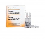 Гепар композитум, раствор для инъекций гомеопатический 2.2 мл 5 шт ампулы
