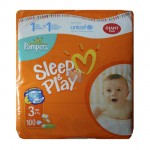 Подгузники, Pampers (Памперс) 5-9 кг 100 шт Слип энд Плей миди с ромашкой