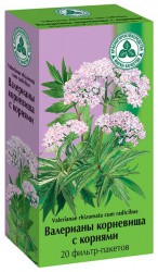 Валерианы корневища с корнями ф/пак. 1.5 г 20 шт.