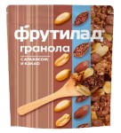 Мюсли запеченные, Фрутилад 270 г Гранола с арахисом и какао