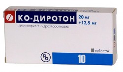 Ко-Диротон табл. 12.5 мг+20 мг 10 шт.